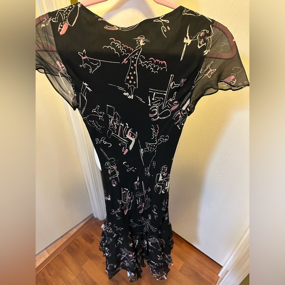 ECI New York 100% Silk Dress Size 4 - Picture 2 of 4